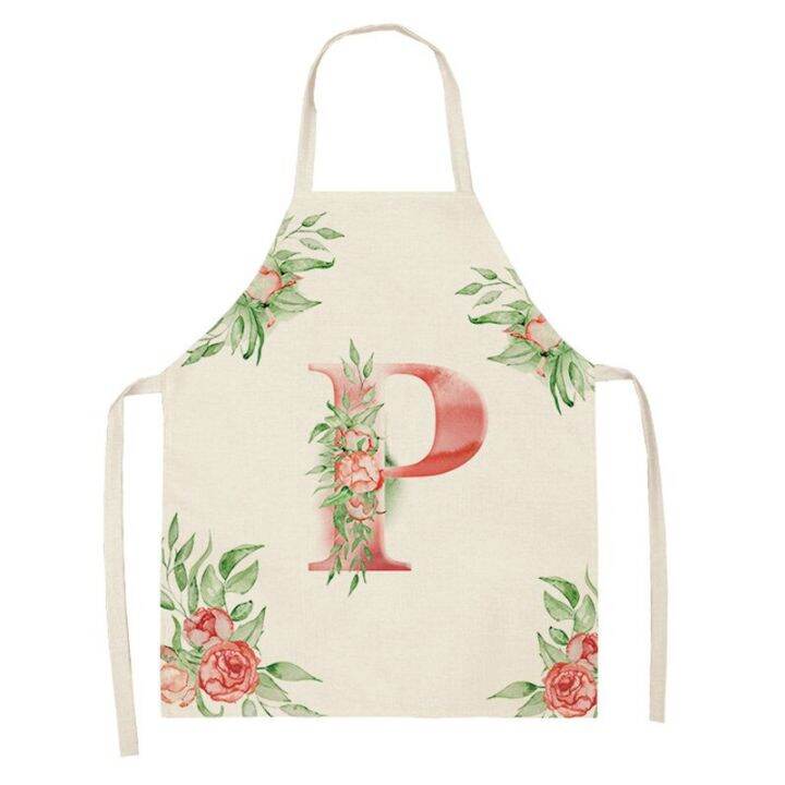 1pcs-flower-letter-flower-kitchen-aprons-for-women-cotton-linen-bibs-household-cleaning-pinafore-home-cooking-apron