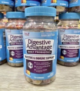 Hàng Mỹ Kẹo dẻo Hỗ Trợ Tiêu Hóa Schiff Digestive Advantage Probiotic 120