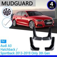 Mudguards fit for Audi A3 Sportback Hatch 2013 2019 2014 2015 2016 2017 Car Accessories Mudflap Fender Auto Replacement Parts