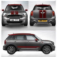 Car Hood Engine Trunk Body Side Skirt Stripes Decals Stickers For Mini Cooper S JCW Clubman F54 F55 F56 R56 R60 Car Accessories