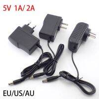 hot【DT】 5v 1A 2000ma adapter power supply adaptor AU US PLUG 5.5x2.1mm wall charger for led strip light camera D1