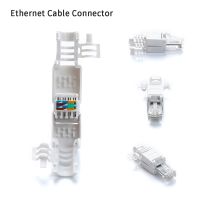 【cw】 RJ45 Tool-less No Crimp Connectors Ethernet Cable Plug CAT6A ！