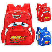 ดิสนีย์อะนิเมะภาพยนตร์รถยนต์กระเป๋าเป้สะพายหลังการ์ตูน Lightning McQueen 95อนุบาลกระเป๋าเดินทางกันน้ำชายหญิงเด็กกระเป๋านักเรียน