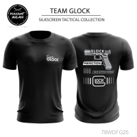 2023 New MICROFIBER TACTICAL T SHIRT BAJU TAKTIKAL READY STOCK TEAM GLOCK Summer Fashion T-shirt