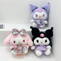 อะนิเมะ Sanrio ชุด Melody ของฉัน Kuromi ตุ๊กตาตุ๊กตาการ์ตูนกระเป๋าเป้สะพายหลังยัดของเล่นสาว Kawaii กระเป๋าสบายๆสร้างสรรค์ของขวัญวันเกิด