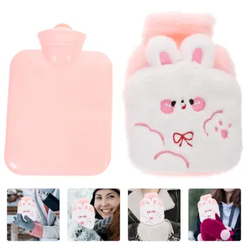 Hot Water Bottle 2L Hot Water Bag with Knit Cover Rubber Hot Water Pouch  for Menstrual Cramps Pain Relief Cozy Nights Hot and Cold Therapy Hand Feet  & Bed Warmer Cartoon Penguin 