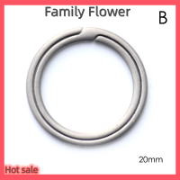 Family Flower Flash Sale แหวนไทเทเนียมโลหะผสมพวงกุญแจจี้จี้ซุปเปอร์น้ำหนักเบาพวงกุญแจรถ