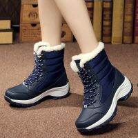 Size 30-43 Women Winter Warm Ankle Boots Outdoor Platform Waterproof Snow Boots