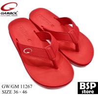 gambol รุ่น GW/GM 11267 สีแดง ผลิตจาก GBOLD Technology™ คุณภาพมาตรฐานของแกมโบล นุ่ม เบา สบายเท้า ของแท้ 100%