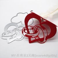 New 2021 Heart Shape Metal Cutting Dies Love Letter Craft Stencils for DIY Scrapbooking Photo Album Embossing Cards Making Craft