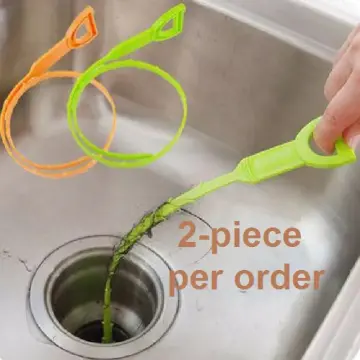 5 Pack 20 Inch Sink Snake Drain Clog Remover Flexible Drain Auger Hair  Cather Plumbing Snake Plastic Sink Hair Cleaner Tool for Shower Kitchen Sink  Sewer Bath Tub Bathroom
