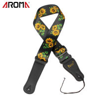 [okoogee]IRIN Guitar Strap Adjustable Polyester Belt PU Leather Ends for Acoustic Folk Classic Electric Guitar Bass