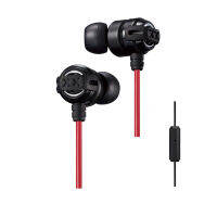 JVC หูฟังอินเอียร์พร้อมไมค์ รุ่น HA-FX11XM (Black/ Red)