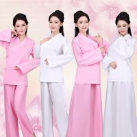 【CW】 Chinese Night Suits for Hanfu Sleepwear Piece Set Skirt Pants Tang Costume