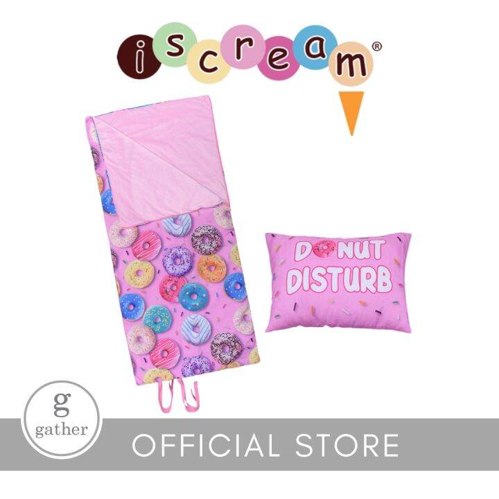 Iscream Sleeping Bag & Pillow Set Go DoNuts Lazada PH