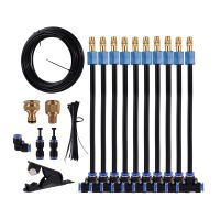 Omnidirectional Atomizing Nozzle Kit Brass Atomizing Nozzle Irrigation Humidification Landscaping Cooling And Dust Removal