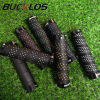 BUCKLOS Bicycle Grips Shock Absorption Bike Handle Anti-skid Cycling Handlebar Cuffs Bilateral Lock PU Bike Accessories Handlebars