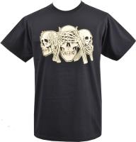 Hear No Evil, See No Evil, Speak No Evil | Funny Skeleton T Shirt 100% Cotton O Neck Short Sleeve Casual Mens T Shirt Size S 3Xl| | - Aliexpress