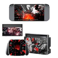 Anime One Punch Man สติกเกอร์ Nintendo Switch Nintendoswitch ผิวไวนิล Decals สติกเกอร์สำหรับคอนโซล Nintendo Switch Joy-Con Dock-hjgytyuuiytt