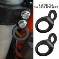 2Pcs Tie Down สายคล้องแหวนสำหรับรถจักรยานยนต์ Dirt Bike ATV UTV แนบ Tie-Downs สแตนเลส Tie-Down สายคล้องแหวน