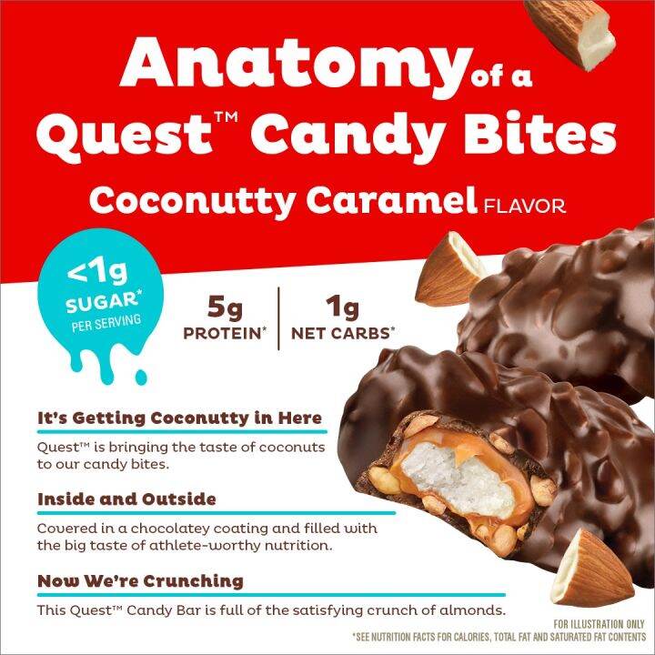 quest-nutrition-mini-coconutty-caramel-candy-bites-21g-protein-5g-บาร์มินิ-ช๊อคโกแลต-มะพร้าว-คาราเมล-โปรตีน-5กรัม-ไฟเบอร์-4ก