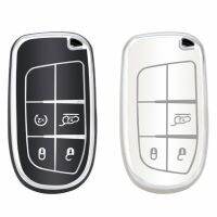 ﹊✹ OEM TPU Key Case Smart Key Cover For Jeep Renegade Grand Cherokee For Dodge Ram Charger For Chrysler 300C Journey