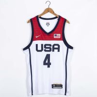 New Arrival 【2 สี】เสื้อกีฬาบาสเก็ตบอล Nba Usa No.4 Beal 2021 สีขาวสีฟ้า