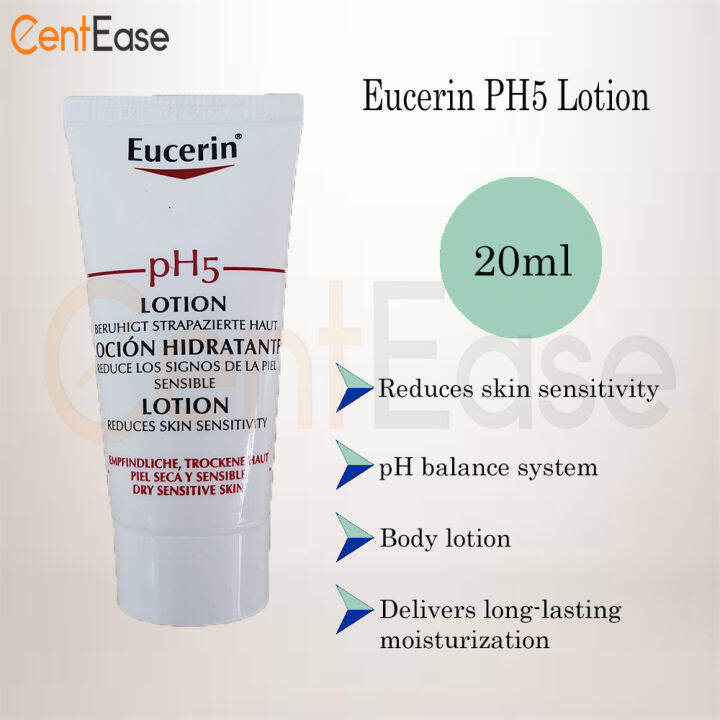 Eucerin PH5 Lotion 20ml For Body (Exp Feb 2024) Reduces Skin