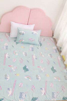 (ร้อน) Cinnamoroll Plush ผ้าห่ม My Melody Kuromi Flannel พรมห้อง Decora โซฟา Air Conditioner ผ้านวมเฟอร์นิเจอร์ตกแต่งของขวัญ