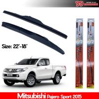 Hot ที่ปัดน้ำฝน ใบปัดน้ำฝน ซิลิโคน ตรงรุ่น Mitsubishi Triton 2015 ไซส์ 22-18 ยี่ห้อ Diamond กล่องแดง ราคาถูก ที่ปัดน้ำฝน ก้านปัดน้ำฝน