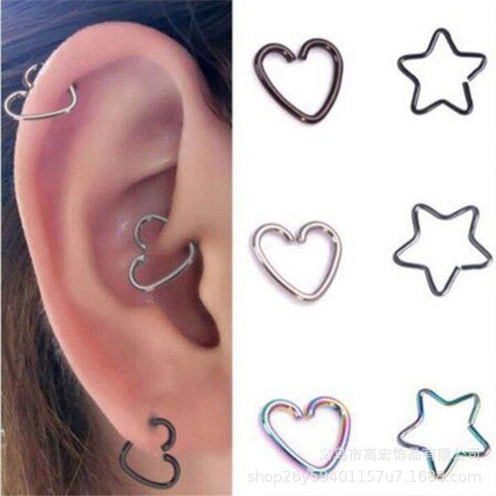 body-jewelry-surgical-steel-daith-heart-cartilage-tragus-piercings-hoop-lip-nose-rings-orbital-ear-stud-helix-jewelry-wholesale