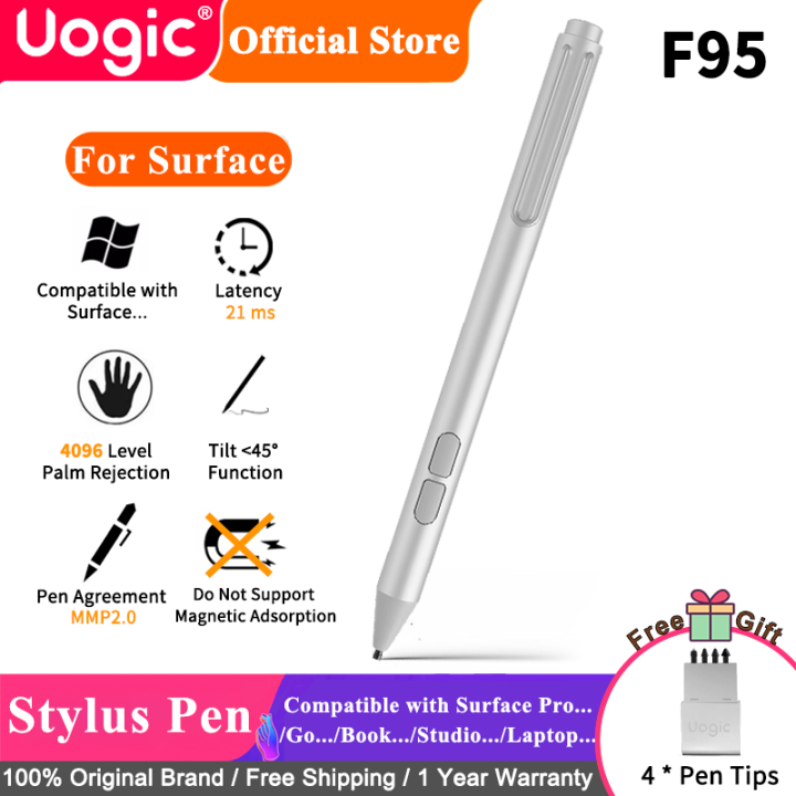 f95-ปากกา-uogic-stylus-สำหรับ-microsoft-surface-อัพเกรดแล้ว-4096-ไวต่อแรงกด-palm-rejection-stylus-เข้ากันได้กับ-surface-pro-x-7-6-5-4-แล็ปท็อปพื้นผิว-หนังสือ-ไป-สตูดิโอ-พื้นผิว-3