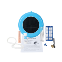 Solar Pool Ionizer Copper Silver Ion Swimming Pool Purifier Algae Resistance Lower Chlorine Outdoor Swim Purifier