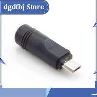 Dgdfhj Shop DC Plug to Mirco USB Power Adapter Converter Male to Female Jack Connector for Laptop Notebook Computer PC 5.5x2.1mm