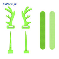 Espace น้ำหนักเบาชุดหูฟังเครื่องประดับ Charms กวางน่ารักหู Antlers เครื่องประดับอุปกรณ์ตกแต่งสำหรับ Bluetooth-Compatible