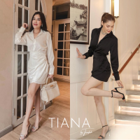 TIANA - Shea Shirt Dress ชุดเดรสเชิ้ต แขนยาว เก็บเอว เพิ่มความเพรียว