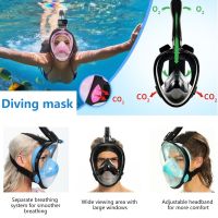 Anti-Fog Professional Diving Glasses Waterproof Diving Tube Mask Snorkeling Foldable Underwater Diving Mask Snorkeling Equipment