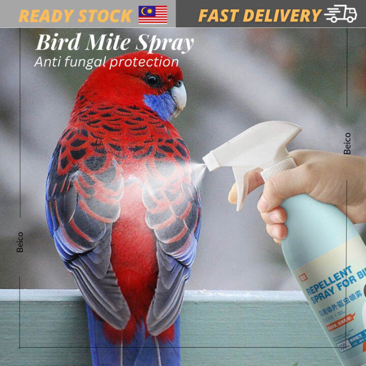 Bird Mite Spray 500ml Bird Mite Spray controld Bird Mites Parasite Lice