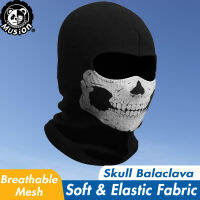 Musion - Skull Balaclava Black Ghosts พิมพ์คอสเพลย์ปาร์ตี้ฮาโลวีนรถจักรยานยนต์จักรยานขี่จักรยานสเก็ตบอร์ดกลางแจ้งเดินป่าเล่นสกี