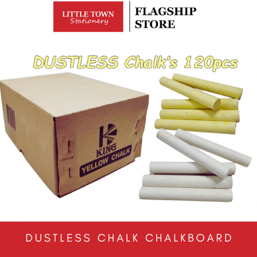 Dustless Chalks Chalkboard White Chalk Yellow Chalk 120 Stick Per Box   D9366c4e02a3ce83803812f2fd1cd867  720x720q80 