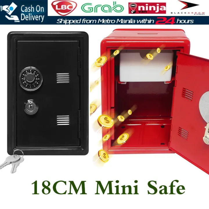 【Warranty 1 Year】Mini Safes Creative Money Safe box Crafts Money Box