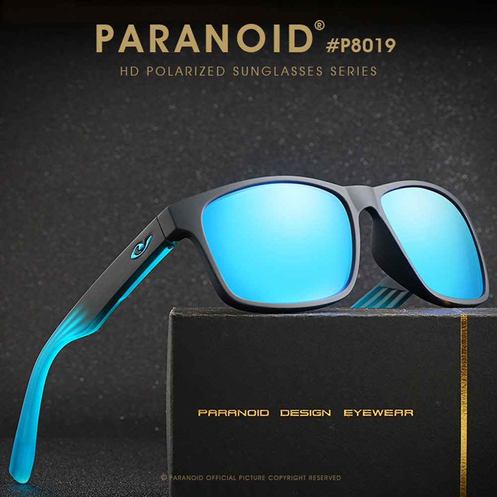 PARANOID Polarized Sunglasses for Men and Women Driving Sports Sun Glasses 100% UV Protection P8019