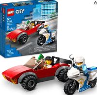 LEGO City Police Bike Car Chase 60392, Toy with Racing Vehicle &amp; Motorbike