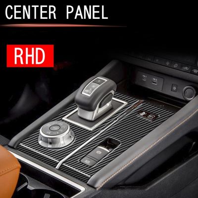 2Pcs Car Central Gear Shift Panel Control Panel Decal Interior Modification for Mitsubishi Outlander 2022+ RHD