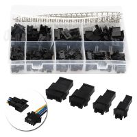 100X 2.54mm Wire Cable Jumper Pin Header Housing Connector 560pcs Black Electrical Dupont Connector 2P-13P Pin Terminals Kit