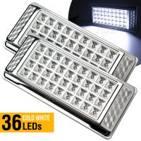 Newprodectscoming Interior LED Light Bar 36LEDs Strip Light 5W 12V on off Switch for Car Dome Truck Bed Van RV Cargo Boat Cabinet Trailer Lighting