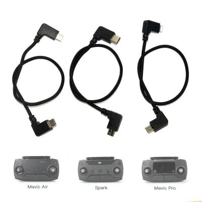 Burstore Data cable for DJI SPARK / MAVIC PRO / Platinum / Mavic AriaMavic 2 Zoom Controller Drone IOS Type-C Micro - USB Adapter Cable Connector for
