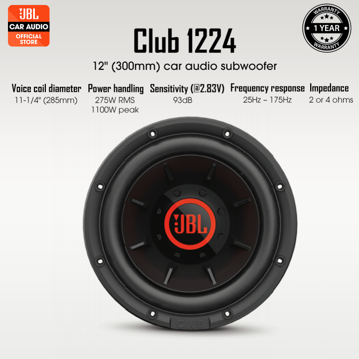 JBL Club 1224 | 12