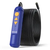 Oiiwak WiFi Endoscope Camera 5MP Auto Focus Wireless Borescope 1944P 14mm Pipe Sewer Plumbing Snake Camera Mini Camera 15m 20m