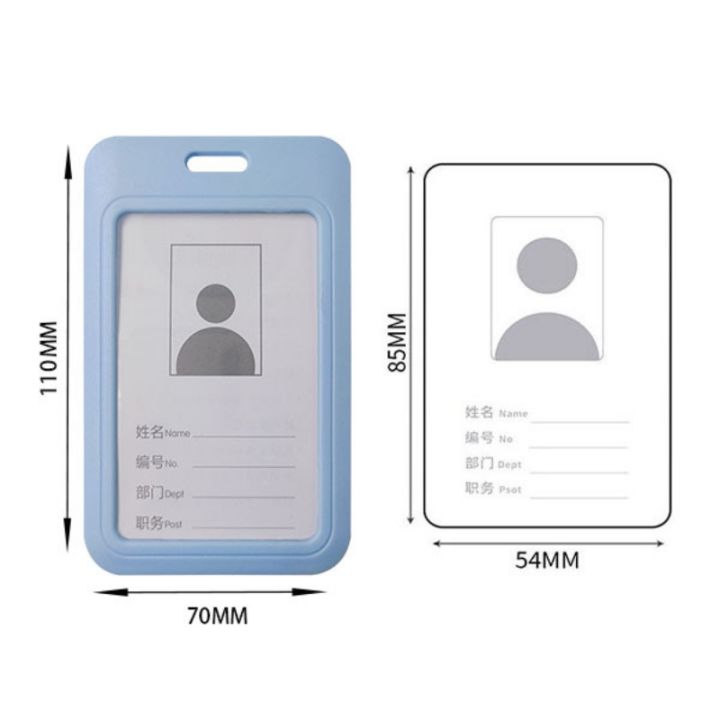 candy-color-plastic-slide-badge-holder-id-tag-single-side-transparent-employee-work-pass-card-case-working-permit-cover-sleeve